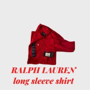 RALPH LAUREN long sleeve shirt NWT